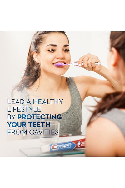 CREST Toothpaste, Crest, Cavity Protection, Cool Mint, Anti-Tartar, Anti-Caries, 161gr