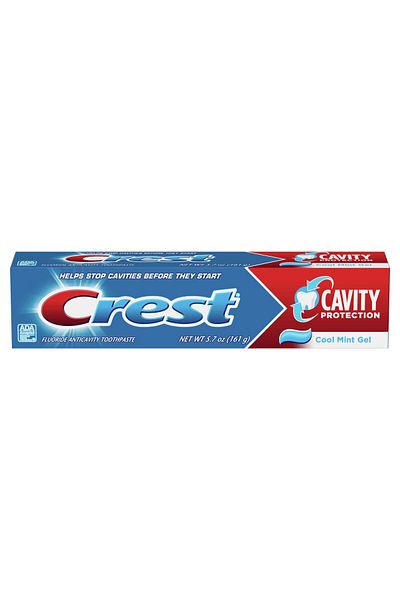 CREST Toothpaste, Crest, Cavity Protection, Cool Mint, Anti-Tartar, Anti-Caries, 161gr
