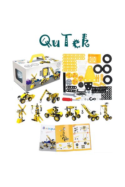QuTek Educational set STEM CREATOR 8 in 1 Toy cars, Construction Vehicles
