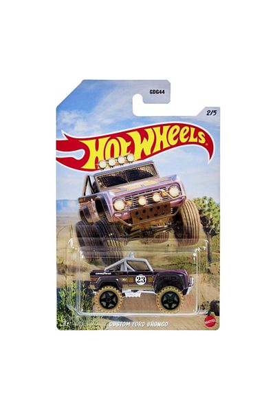 mattel Masinuta metalica Hot Wheels Custom Ford Bronco, 7 cm