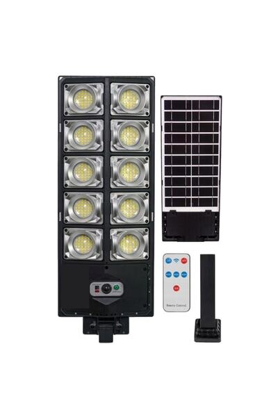 OEM Lampă stradală solară LED cu 12 panouri, senzor mișcare, telecomandă, IP65 exterior
