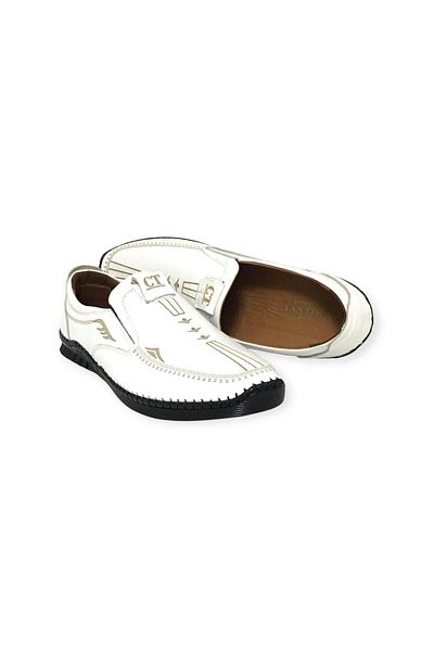CATELLİ 100% Leather Orthopedic Men's Summer Comfortable Daily Laser Printed Sandal Shoes New Season 40-45