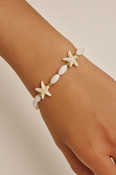 AGAFYA سوار مصنوع يدويًا من حجر نجم البحر