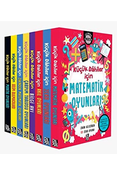 Diyojen Yayıncılık مجموعة كتب عبقرية صغيرة مكونة من 8 كتب