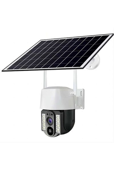 OEM Solar Security Camera, 3MP, V380 4G, Slot SIM, Night Vision, Intelligent Tracking, PTZ, IPX6