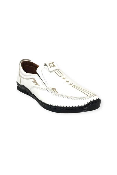 CATELLİ 100% Leather Orthopedic Men's Summer Comfortable Daily Laser Printed Sandal Shoes New Season 40-45