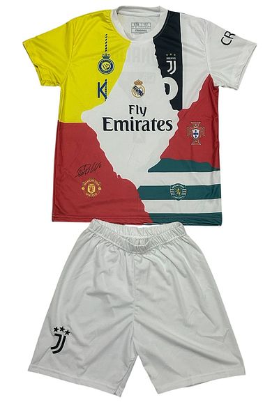 TETYS Special Set of 2 Kids Jersey Number 7 .Ro.N.A.Ldo Design Jersey All Clubs Jersey-Football