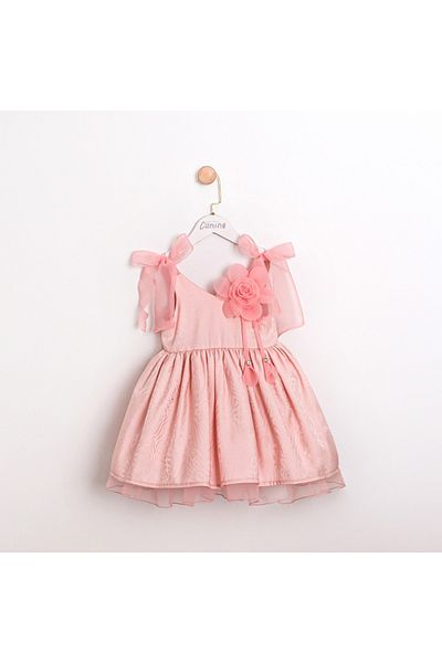 ministok Jasmine Strappy Beige Girl's Dress