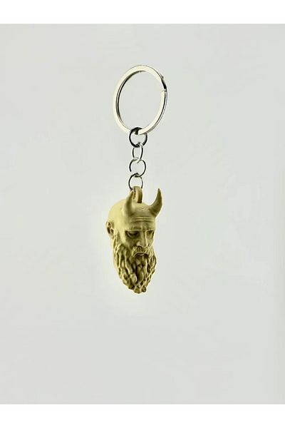 NOMOTHETIC Mimir Keychain – God of War Themed Accessory