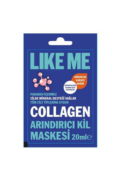 Like me قناع الطين المنقي بالكولاجين 20 مل