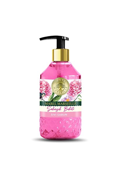 Mabel Marseille Peony Bouquet Liquid Hand Soap 500 ml 3 Pcs