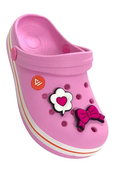 MARKABONİ Girl's Pink Lilac Daily Anatomical Non-Slip Sole Slippers Pool Beach Sandals
