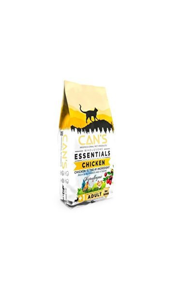 Cans Cat Adult Yetişkin Kedi Maması 12 kg Chıcken Tavuk Etli