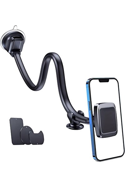 Canpay Uzun Kollu Manyetik Oto Araba Araç İçi Telefon Tutucu 6 N45 Mıknatıs, ...