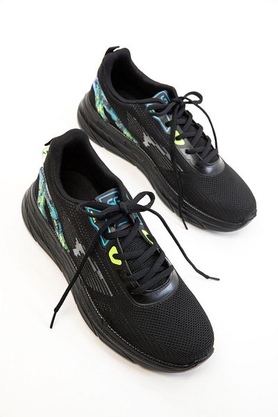 SOHO Black-Black Men's Sneaker 20664