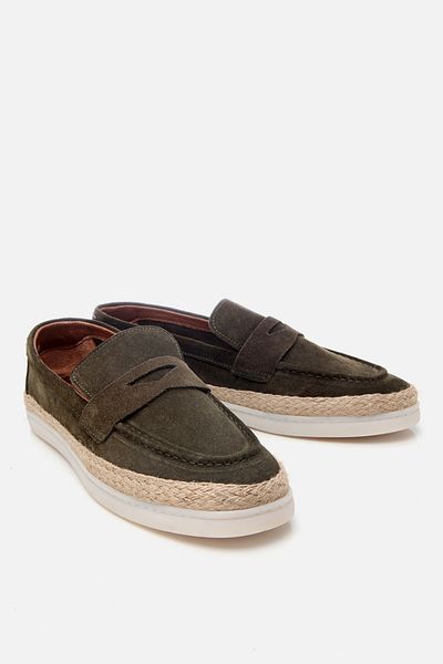 Yaya by Hotiç Khaki Męskie Mokasyny 02AYY308540A880