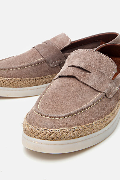 Yaya by Hotiç Sand Beige Herren Loafer Schuhe 02AYY308540A300