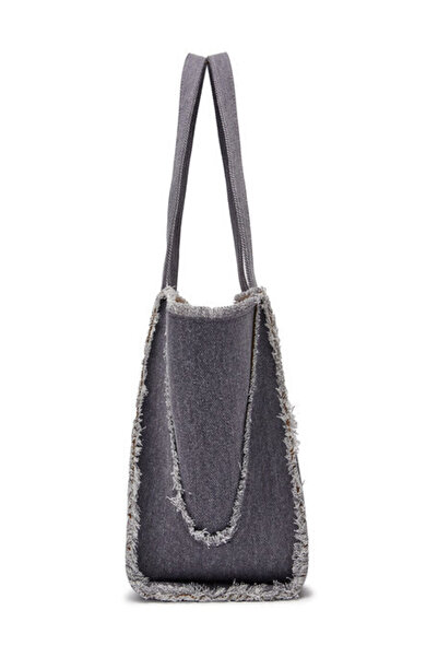 Love Moschino Džínová taška přes rameno – s logem, JC4320PP0IKQ0765