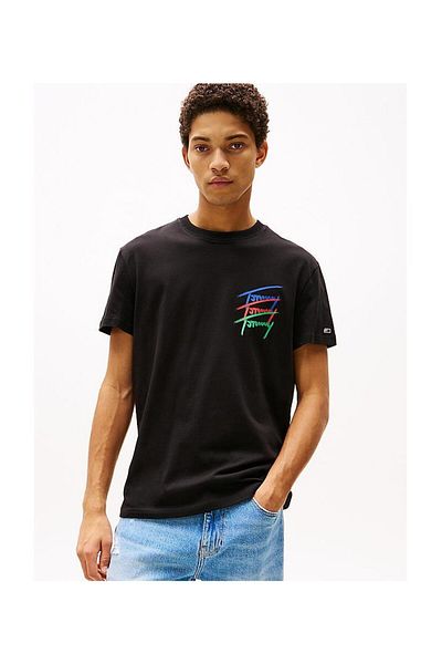 Tommy Hilfiger Pánské tričko TJM REG TWISTED SIGNTR TEE EXT