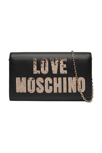 1'ASLAN Miluji Moschino Damen Umhängetasche Schwarz Jc4293pp0ikk100a
