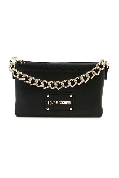 Love Moschino Černá dámská crossbody kabelka 15x16x14 cm JC4122PP1ILN100A