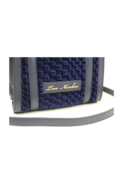 Love Moschino Taška Velvet+Pu Midnight