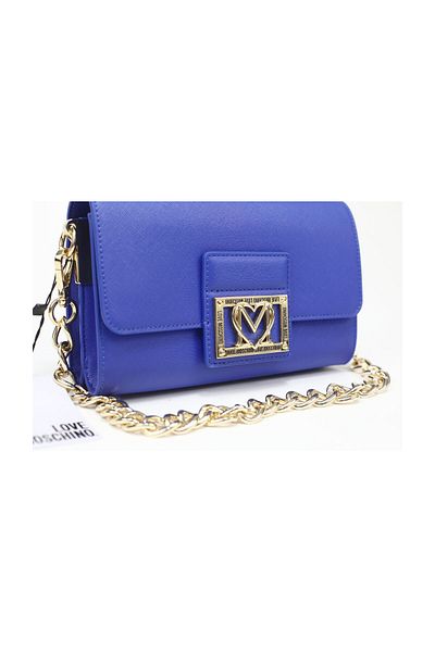 Love Moschino Taška Saffiano Pu Zaffiro