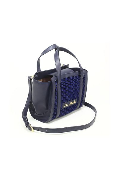 Love Moschino Taška Velvet+Pu Midnight