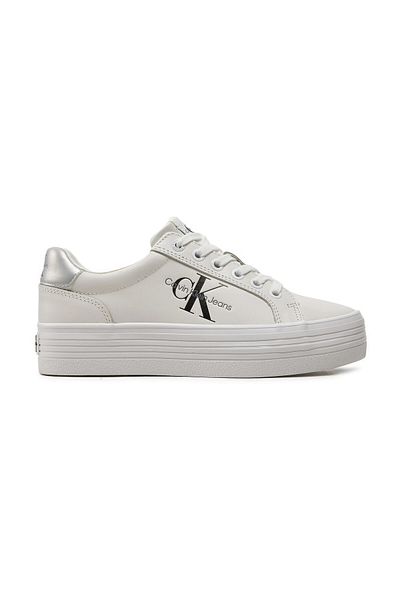 Calvin Klein Platformové tenisky v námořnické modré - ploché tenisky se šněrováním