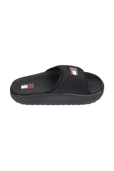 Tommy Hilfiger Kényelmes medence női fekete papucs