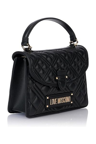 Love Moschino Geantă matlasată din PU neagră
