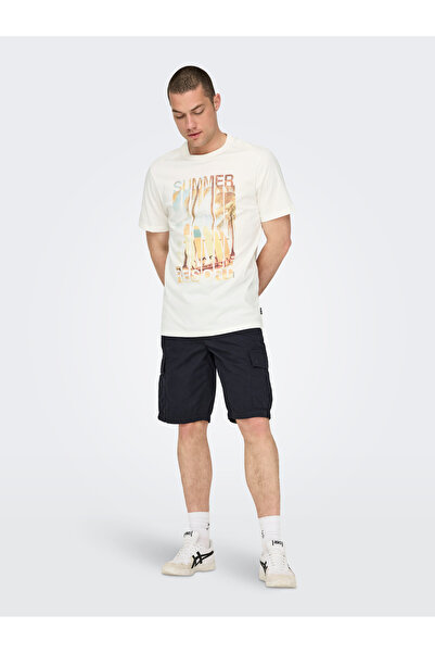 Only & Sons Male circular knit t-