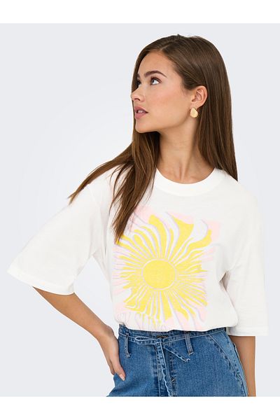 ONLY Female circular knit t-