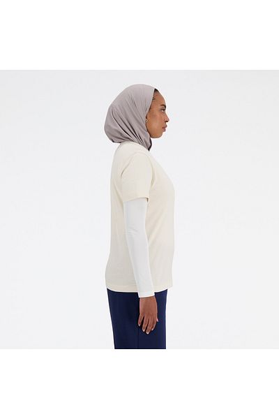 New Balance تي شيرت LINEN Sport Essentials Jersey Logo - S/S Top
