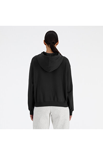 New Balance Френска тениска с качулка и подредено лого