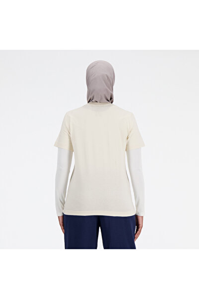 New Balance LINEN Sport Essentials Jersey Logo T-Shirt - S/S Top