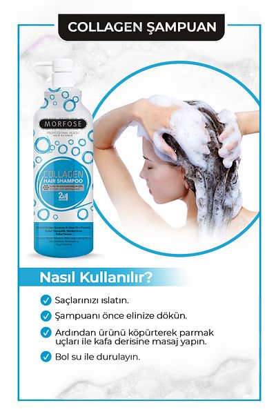 Morfose 1000 ml Collagen Hair Shampoo