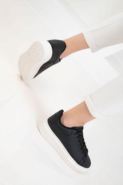 SOHO Black Women's Sneaker 19845