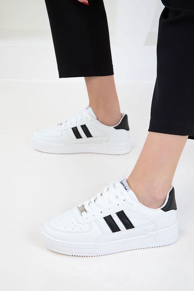 SOHO White-Black Women's Sneaker 20677