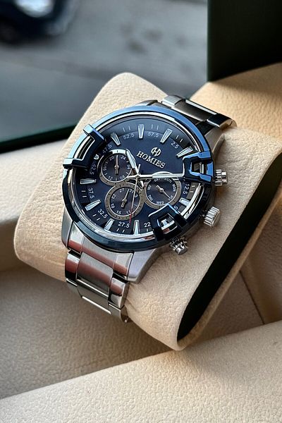 Homies Men's Wrist Watch All Functions Work with Gift Box Bracelet Gift Hm24065S01-3