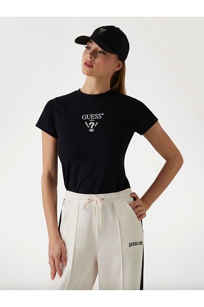 Guess تي شيرت كوليت SS - ORG CO HEAVY STR. جيرسي 250