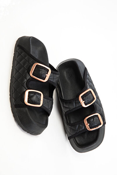 SOHO Black Women's Slippers 20634