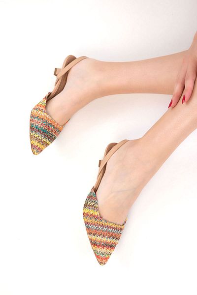 SOHO Red-Multi Women's Classic Heeled Shoes 20650