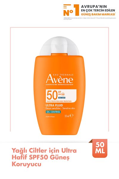 Avene Ultra Fluid Oil Control Ultra Light Spf 50 Sunscreen for Oily Skin