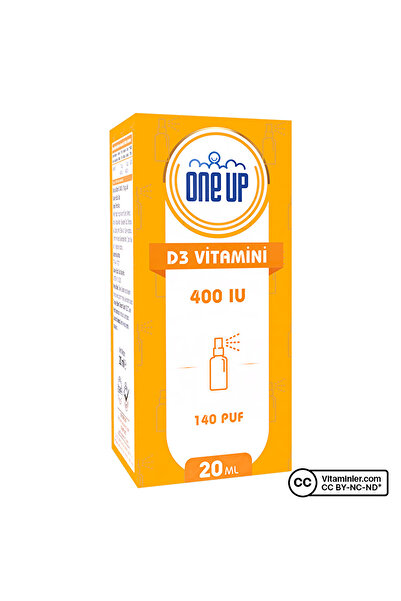 One Up D3 Vitamini 400 Iu 20 ml Sprey & Damla