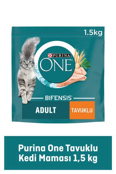 One Kuru Kedi Maması Tavuklu Yetişkin Kediler 1500 gr