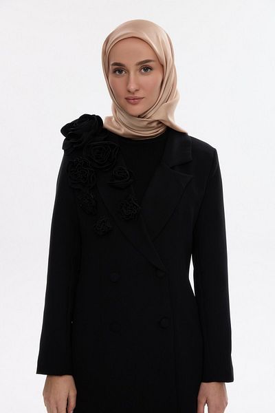 MİRSOY SCARF Janjan Icon Βραδινό Φόρεμα - Χρυσό Φουλάρι