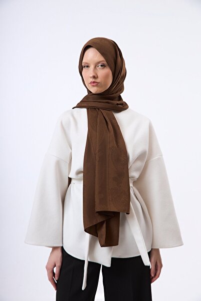 MİRSOY SCARF Zerafet Desen Kaymaz jakarlı Şal