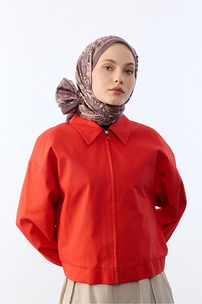 MİRSOY SCARF Σάλι με έθνικ μοτίβο Ασιατικό μοτίβο-Βιζόν