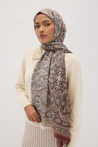 MİRSOY SCARF Eftelya Motif Shoes